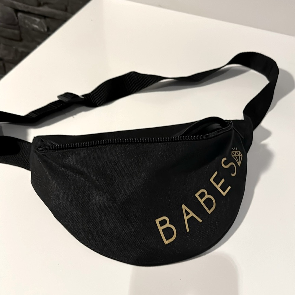 Babes black Fanny pack/ belt bag